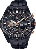 Casio EDifice EFR 556DC 1AVUDF Black Analog Dial Black Stainless Steel Band Men's Watch Chronograph 100M Water Resistant EX493