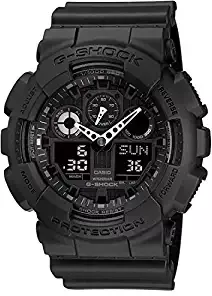 G Shock Analog Digital Black Dial Men's Watch GA 100 1A1DR G270