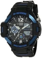 Casio G Shock Analog Digital Black Dial Men's Watch GA 1100 2BDR G639