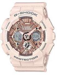 Casio G Shock Analog Digital Rose Gold Dial Women GMA S120MF 4ADR G732