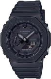 Casio G Shock GA 2100 1A1DR Black Analog Digital Dial Black Resin Strap Men's Watch Shock and 200M Water Resistant G987