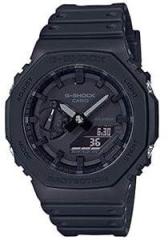 Casio G Shock GA 2100 1A1DR Black Analog Digital Dial Black Resin Strap Men's Watch Shock and 200M Water Resistant G987