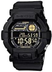 Casio G Shock GD 350 1BDR Digital Dial Black Resin Strap Men's Watch Shock and 200M Water Resistant G441