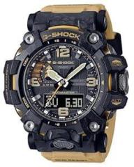 Casio G Shock GWG 2000 1A5DR Gray Ip Analog Digital Dial Brown Resin Strap Men's Watch Mud Resistant Barometer Altimeter G1177