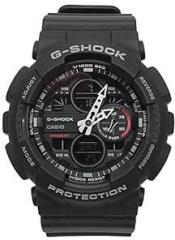 Casio G Shock Men Black Dial Analog Digital GA 140 1A1DR G975