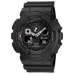 Casio Men Resin G Shock AnalogDigital Black Dial Watch Ga 100 1A1Dr G270, Band Color Black