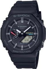 Casio Men Resin G Shock Black Dial AnalogDigital Ga B2100 1Adr G1241, Band Color Black