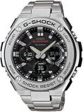 Casio Men's G Shock Quartz Watch With Stainless Steel Strap, Silver, 25.85 Model: GST S110D 1