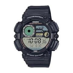 Casio Resin Digital Black Dial Unisex Watch Ws 1500H 1Avdf, Black Band