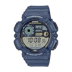 Casio Resin Digital Blue Dial Unisex Watch Ws 1500H 2Avdf, Blue Band