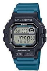 Casio Resin Digital Gray Dial Unisex Watch Ws 1400H 3Avdf, Blue Band