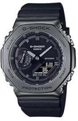 Casio Resin G Shock Analog Digital Black Dial Men Gm 2100Bb 1Adr G1371, Black Band