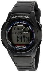 Casio Resin Youth Digital Grey Dial Men's Watch F 200W 1Audf