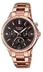 Casio Sheen Analog Brown Dial Women's Watch SHE 3047PG 5AUDR SX262