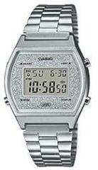 Casio Stainless Steel Vintage Digital Silver Dial Unisex B640Wdg 7Df D186