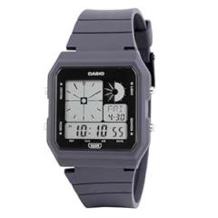 Casio Unisex Plastic Digital Beige Dial 'S Watch Lf 20W 8A2Df, Band Color Gray