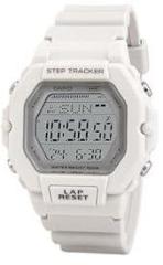 Casio Unisex Resin Digital White Dial Watch Lws 2200H 8Avdf, Band Color White