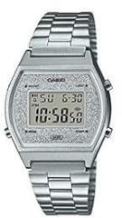 Casio Vintage B640WDG 7DF Silver Digital Dial Silver Stainless Steel Band D186