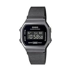 Casio Vintage Digital Black Dial Unisex A168WEMB 1BDF D259