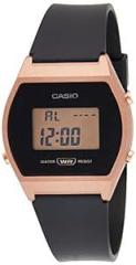 Casio Vintage Digital Rose Gold Dial Unisex LW 204 1ADF D214