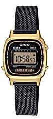 Casio Vintage Series Digital Black Dial Unisex Adult Watch D201