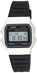 Youth Digital Black Small Dial Unisex Watch F 91WM 7ADF D141