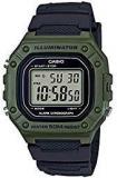 Casio Youth Digital Green Dial Unisex's Watch W 218H 3AVDF I110