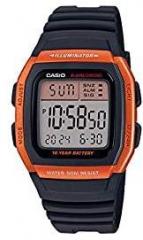 Casio Youth Series Digital Black Dial Men's Watch W 96H 4A2VDF D177