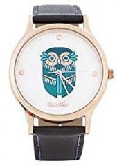 Chumbak Teal by Chumbak Classic Boho Owl Watch Teal Watch for Women, Analog Strap Watch, Metal Dial, Ladies Wrist Watch, Casual Watch for Girls