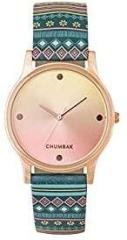 Chumbak Teal by Chumbak Sunset Ombre Aztec Watch