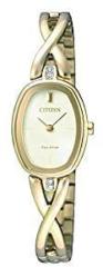 Citizen Analog Gold Dial Unisex's Watch EX1412 82P