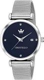 CRESTELLO L105 BLU CH Stainless Steel Chain Analog Wrist Watch for Women