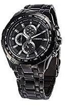 CURREN Analogue Men's Watch Black Dial & Black Colored Strap CUR35