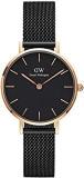 Daniel Wellington Classic Petite Analog Black Dial Women's Watch DW00100245