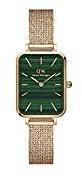 Daniel Wellington Women's Quadro Rose Gold Green Analog Watch 20X26 mm