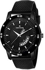 Decode Men's Analog Watch Black Colored Strap