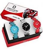 Decode Multi Color Analogue Dial Combo Of 3 Watch Wx605 For Girls/Women