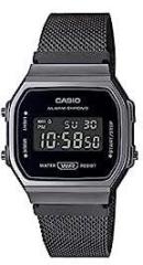 Digital Black Dial Unisex's Watch A168WEMB 1BDF