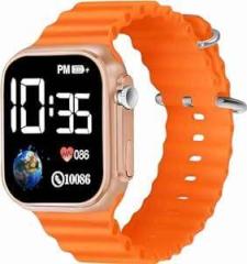 Digital Earth Ultra Look Multi Logo Orange Unisex Watch