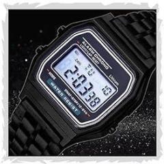 Digital Vintage Square Dial Unisex Wrist Watch for Men | Watch for Women