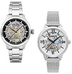 Earnshaw Baron & Anning Analog Silver Dial Unisex's Watch ES 8229 SET 02