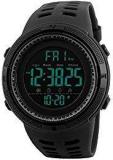 Elios S Shock Digital Multifunction Chronograph Sports Men's Watch Skm 1251 Black