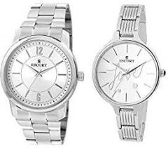 Escort Analog Silver Dial Unisex's Watch E 2450 5160 7165 SM