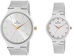 Escort Analog Silver Dial Unisex's Watch E 2700 7248 SM_1