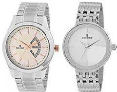 Escort Analog White Dial Unisex's Watch E 2500 7248 7089 SM