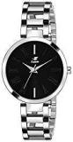 Espoir Analog Stainless Steel Black Dial Girl's and Women's Watch ManishaBlack0507