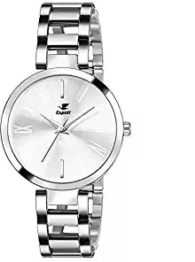 Espoir Analog Stainless Steel White Dial Girl's and Women's Watch ManishaWhite0507