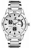 Espoir Analogue White Dial Men's Watch ES109