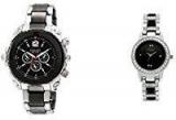 Fabiano New York Black & Silver Analog Unisex Wrist Watch