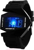 FANMIS Digital Men's Watch Black Dial Colored Strap